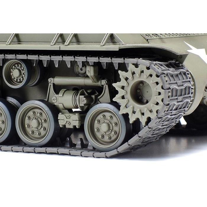 Tamiya Military Miniature Series No. 346 1/35 US Tank M4A3E8 Sherman Easy Eight European Theater Plastic Model 35346 Molded Color