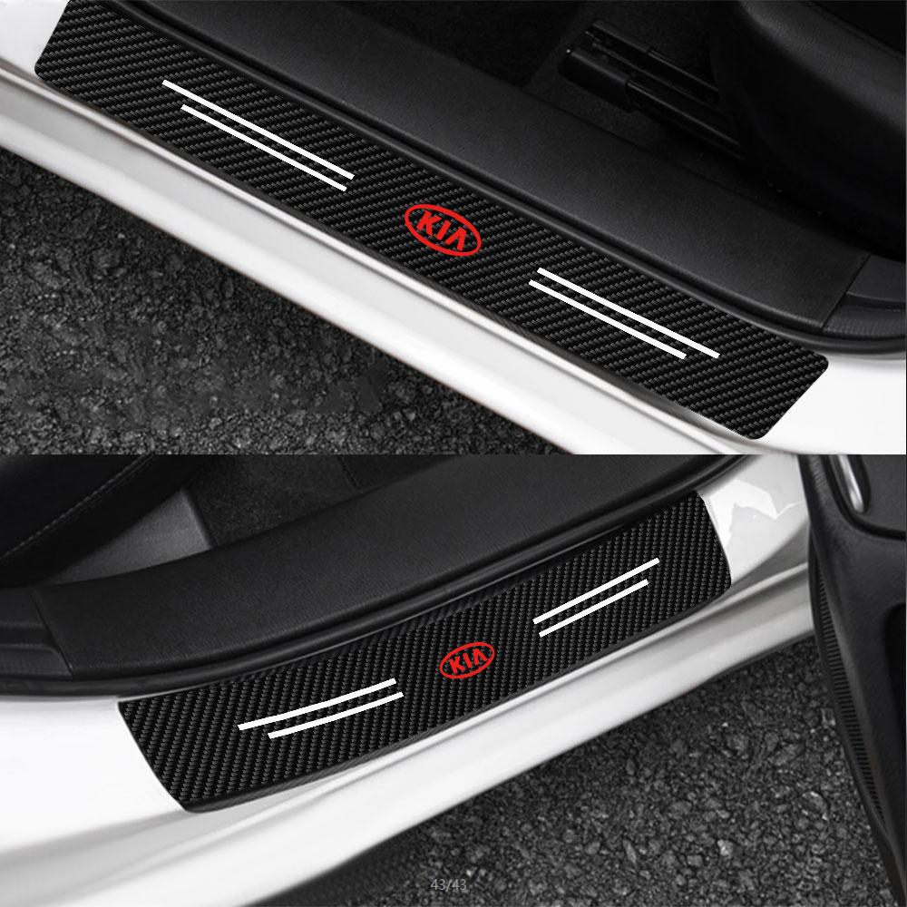 New Car Door Threshold Protection Sticker Anti-Scratch Auto Accessories For KIA Cerato Optima Picanto Rio Sportage Ceed Sorento MT8
