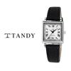 [Tandy] Luxury Women’s Square Leather Watch T-1903F Choose 1 Out of 3 types,Korean Popular Watches