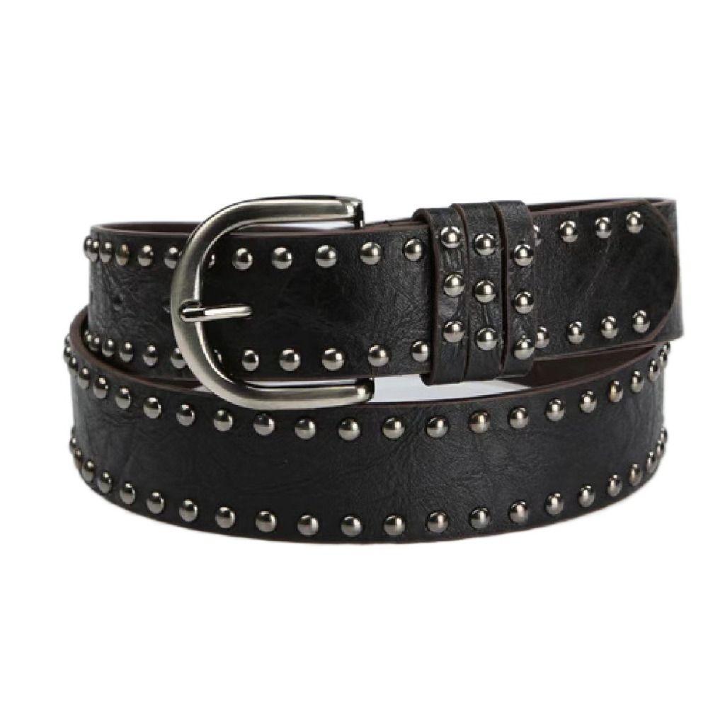 Zinc Zinc Alloy Pin Buckle Waist Belts Wide Waist Bands for Women Punk Waist Belt for Women Women