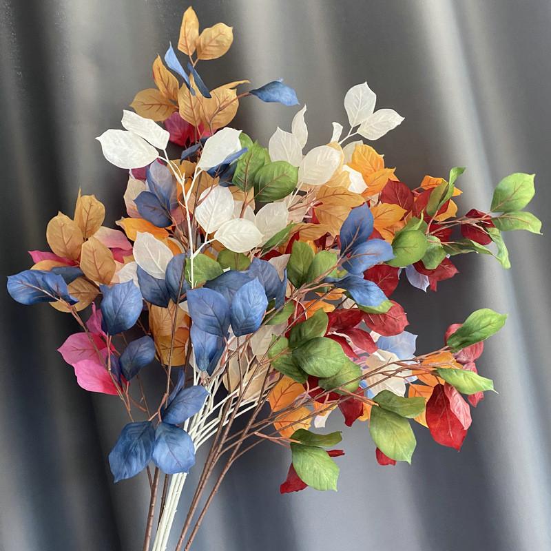 Листья Искусственный Капок Для Стайлинга Фотореквизит Внутреннее Наружное Украшение