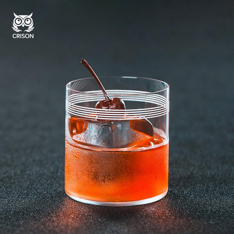 WK5201 CRISON Легкий стакан для воды с кристальным узором, стакан для сока, стакан для коктейля Коллинз, стакан для виски Олд Фэшн