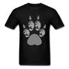 Husky Print Tops T Shirt Fashion Men Tshirt O Neck Modern Dog Short Sleeve 100% Cotton Mens T-Shirt Casual Tops Tees Wholesale