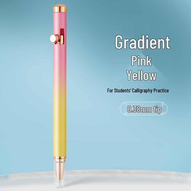 Сменная чернильная картриджная перьевая ручка - Двойное использование для студентов и каллиграфии, Высокий внешний вид, Градиентный цвет