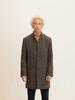 Coat Tom Tailor Denim Wollmantel (1032440) Black-brown Glen Plaid