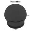 Anti-slip Office Gaming Mouse Pad with Memory Foam Wrist Pad Smooth Movement Accurate Positioning