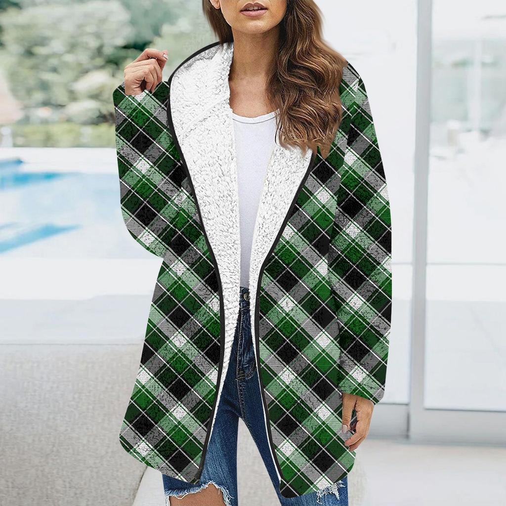 Женская модная осенне-зимняя толстая плюшевая куртка с карманами и длинными рукавами, топ