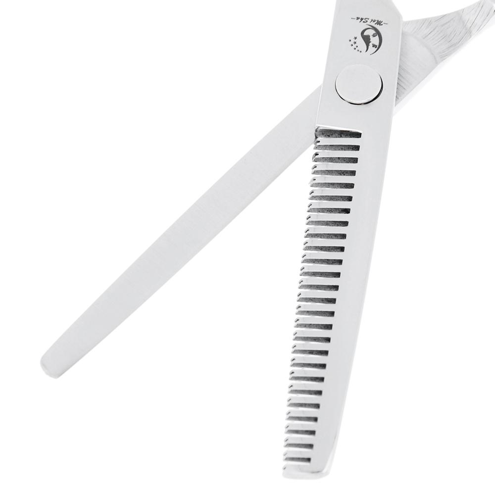 5,5-дюймовые парикмахерские ножницы из нержавеющей стали для стрижки волос, парикмахерские филировочные ножницы Tijeras для салона или домашнего использования A0030A