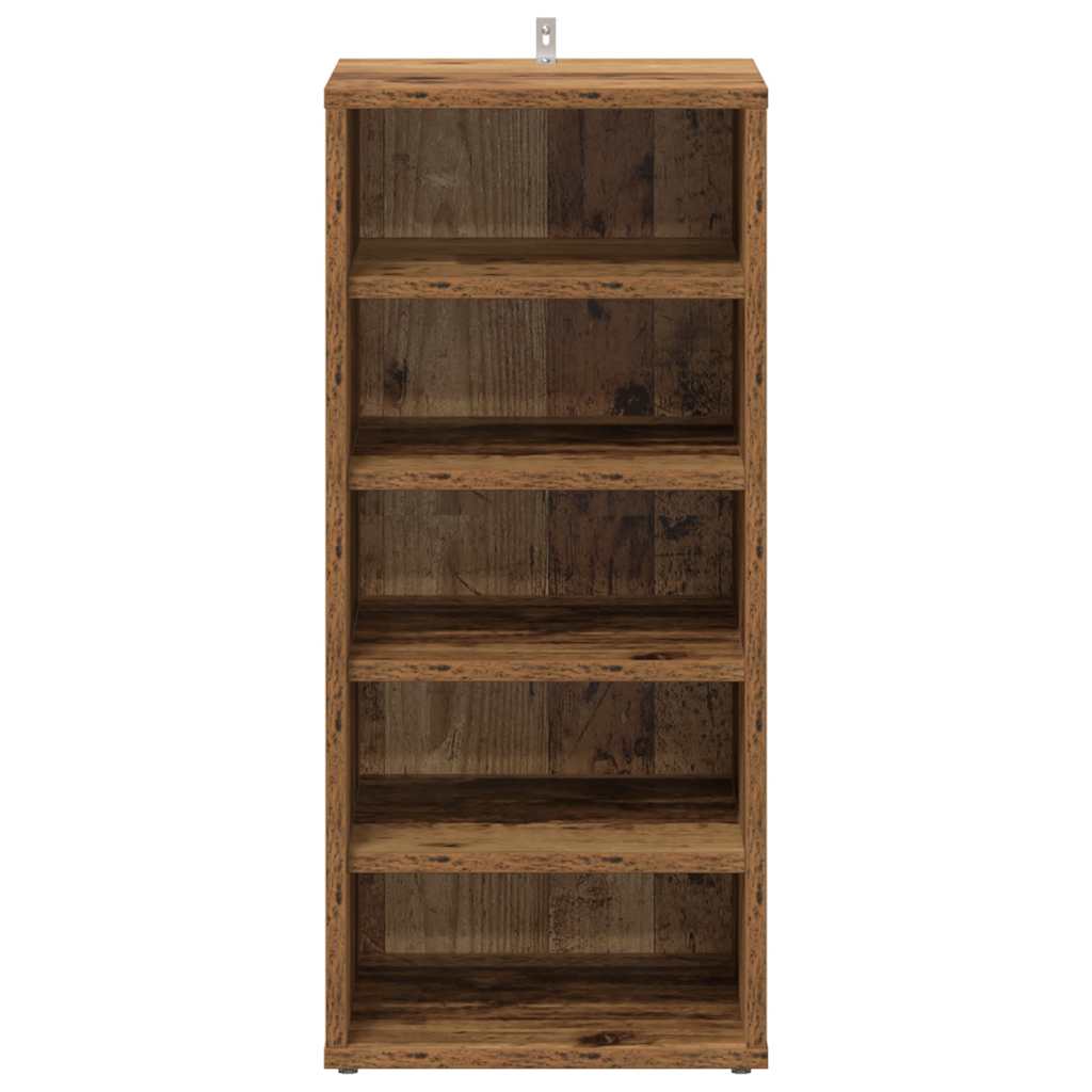 Shoe Cabinet with Rustic Wood Look 32 x 35 x 70 cm Engineered Wood
