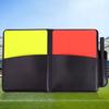 Fluorescent Football Red and Yellow Cards Red Yellow Cards Soccer Referee Record Book