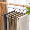 Экономящие место 6-ярусные вешалки для брюк, противоскользящий органайзер из нержавеющей стали для взрослых и детей, вешалки для брюк для домашнего гардероба