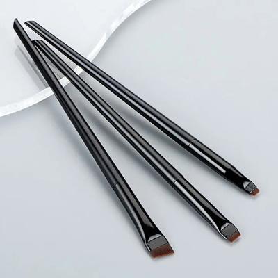 Плоская кисть для подводки бровей Professional Angle Pincell Makeup Cosmetic Tools 3 шт. 6, C, 3 шт.