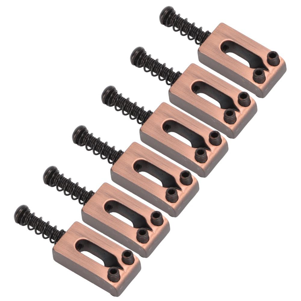 6PCS Ziny Alloy Material Guitar Bridge Parts Electric Guitar Accessories For Electric Guitar