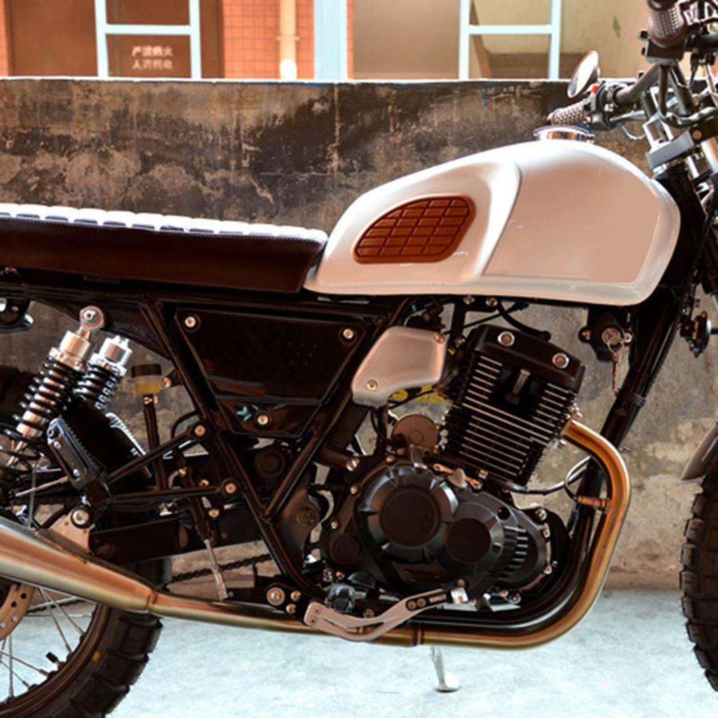 Резиновая накладка на бак мотоцикла, противоскользящая защита, стильные накладки на топливный бак мотоцикла, улучшения для повышения безопасности езды