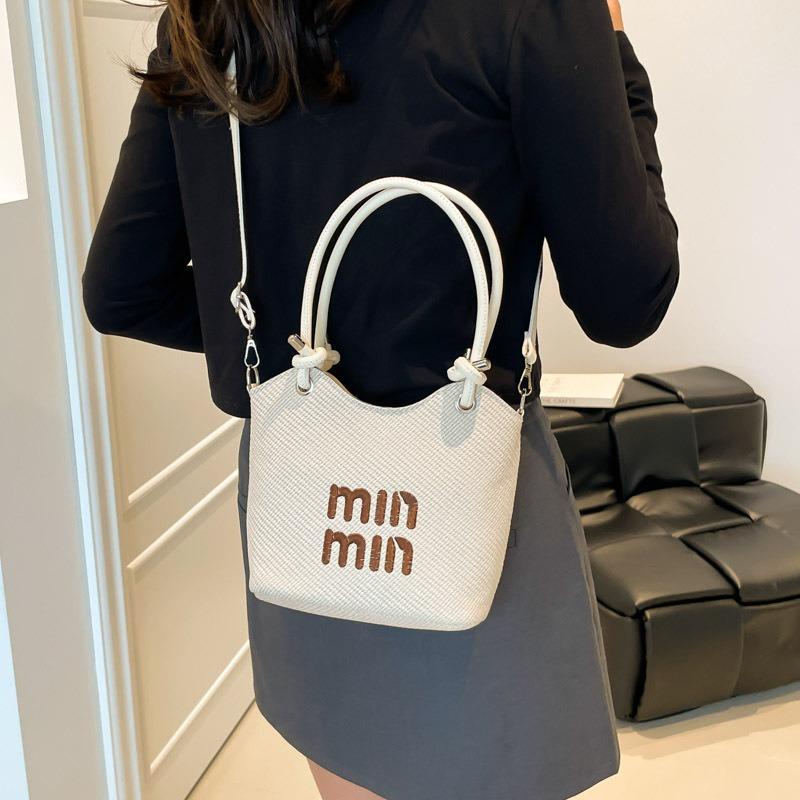 Плетеная женская сумка, новая модная сумка большой вместимости, универсальная высококлассная сумка-тоут