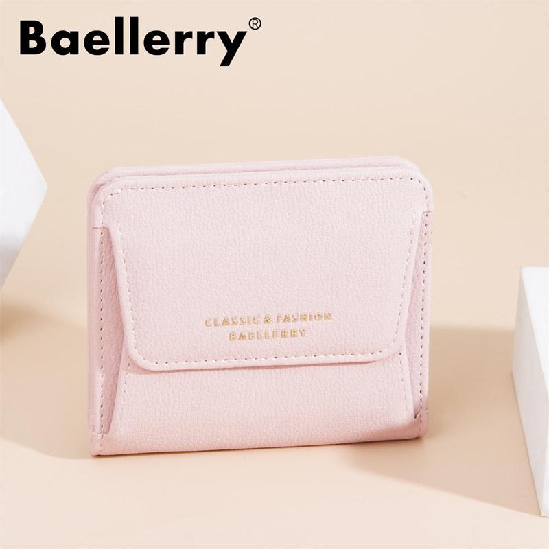 Baellerry Women Short Wallets Hasp Coin Purse Ladies Fashion Mini Wallet Money Bags