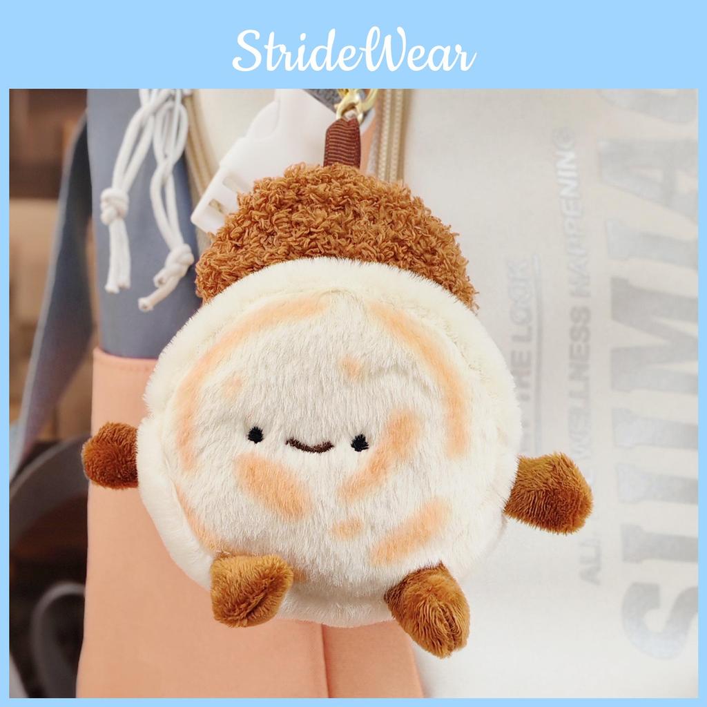 Chinese Keychain Hamburger Cute Pendant Decoration Doll Girlfriends Gift Holiday