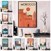 Modern Morocco Landscape Poster Paris New York City Travel Canvas Painting Wall Art Modular Print Pictures Aisle Home Decoration No Frame