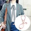 Fashion Trend Brooch Doctor Nurse'S Stethoscope Brooch Medical Jewelry Pin