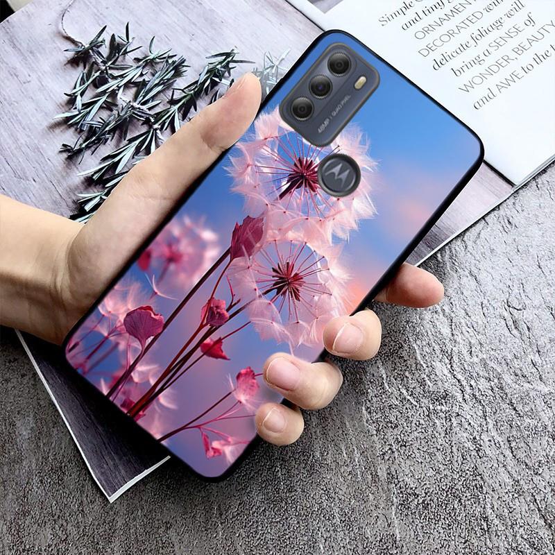 Красивый чехол для телефона с изображением одуванчика для Moto G84 G22 G32 G42 G52 G62 G53 G72 G60 G60S G100 G10 G20 G30 G13 G50 G 5G G Pure