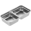 Stainless Steel Snack Containers with Lids Seasoning Container Snack Box  Travel and Outdoor Campin