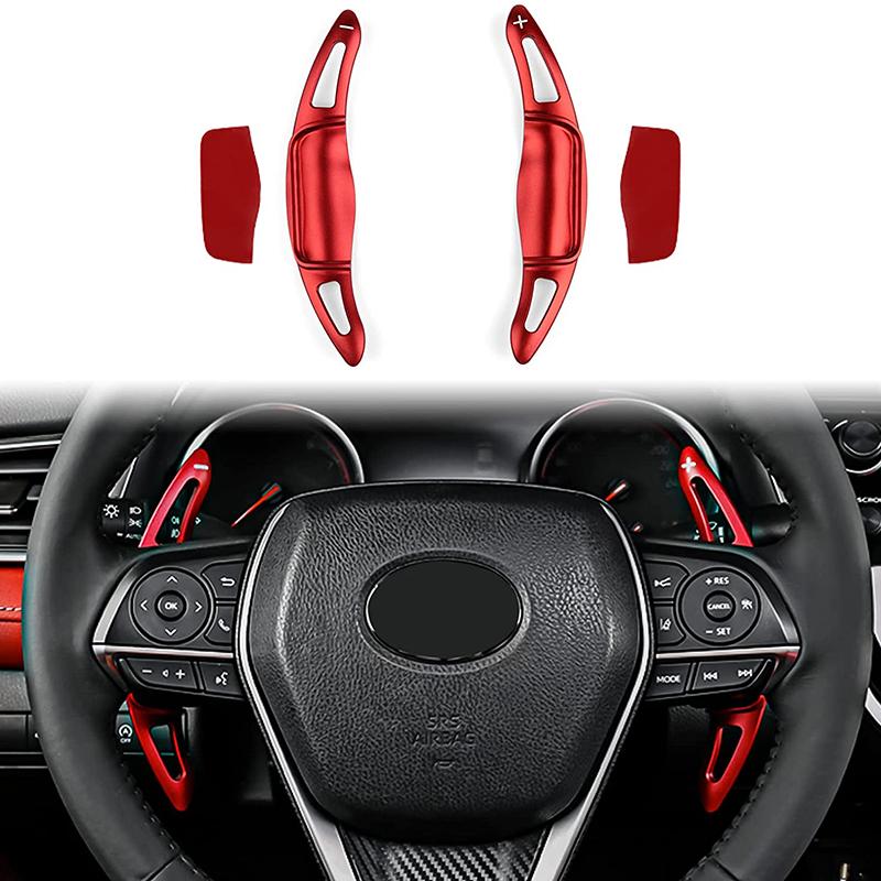 Car Steering Wheel Paddle Shifter Extension Cover Shift Trims for Toyota Corolla Camry RAV4 Avalon