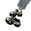 Black dad shoes women's shoes new spring small height increase versatile platform sneakers