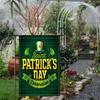 Happy ST Patrick's Day Garden Flag Sign Vertical Yard for Patio Lawn