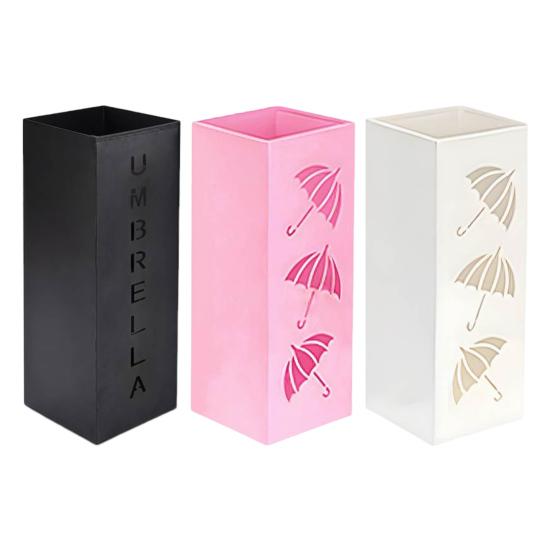 Подставка для зонта Yousheng, прочная, металлическая, отдельно стоящая, современная, для прихожей, домашнего офиса, складная, длинная, держатель для зонта, стойка-органайзер для сбора дождевой воды