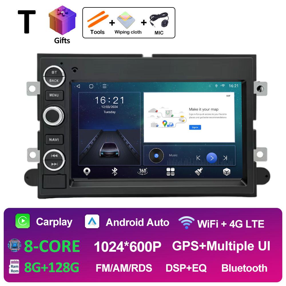 For Ford 500 F150 Android Smart System 7 inch Car Video Multimedia Player Bluetooth DSP Stereo 2.5D Touch Screen Head Unit WIFI