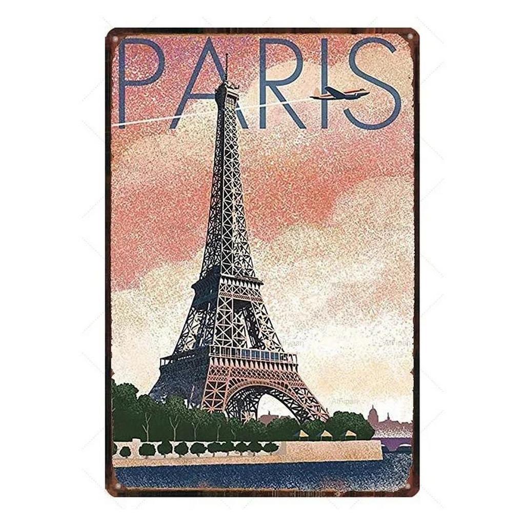 Metal Tin Signs Chablis Fiorino Wall Decoration Plaque Vintage Art Poster Iron Painting for Man Cave Home Cafe Garden Club Bar