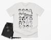 The US Office Characters Faces T-shirt Tee Dwight Schrute Michael Scott Halpert