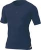 ZETT Baseball Undershirt for Pro Crew Short BPRO10 M Summer, Status, Neck, Sleeve, Compression, Men's, (2900), Navy,