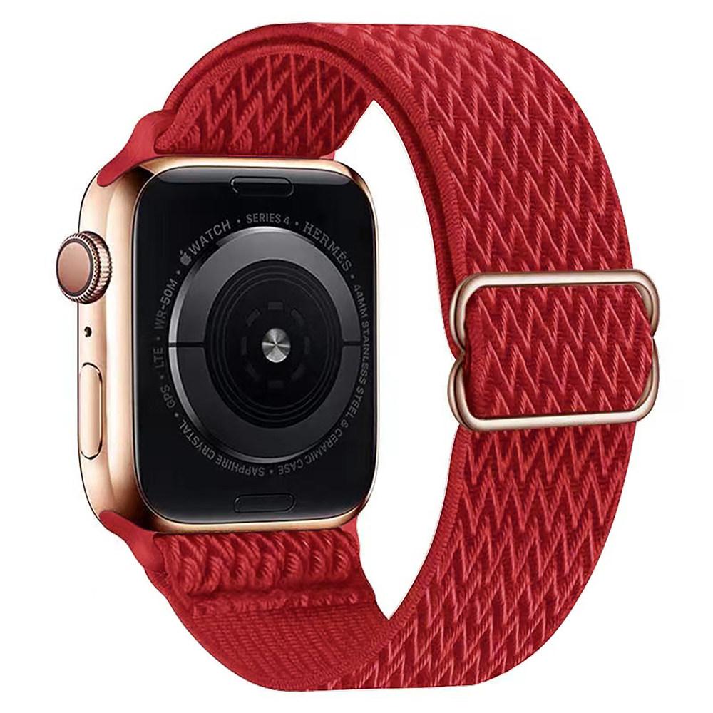 Эластичный нейлоновый ремешок для Apple Watch Series 11 10 Ultra 3/2 SE 42мм 38мм 46мм 41мм 45мм 49мм Регулируемый спортивный ремешок для женщин и мужчин