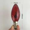 3Вт E14 220В Светодиодная лампа с эффектом пламени Свеча Огненные лампы Для/Домашний Эффект Свет 3/Ватт Освещение Красный Винтажный Эдисон Тип Мерцания С