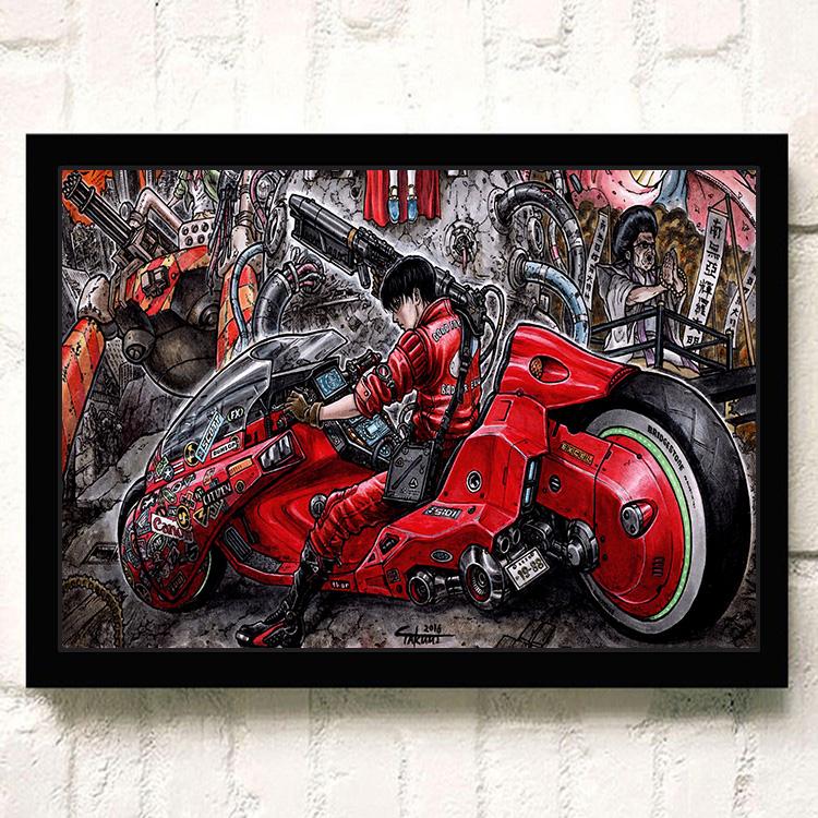 Japanese Anime AKIRA Poster and Print Room Decor Cartoon Character Picture Wall Art Canvas Painting Living Room Decor