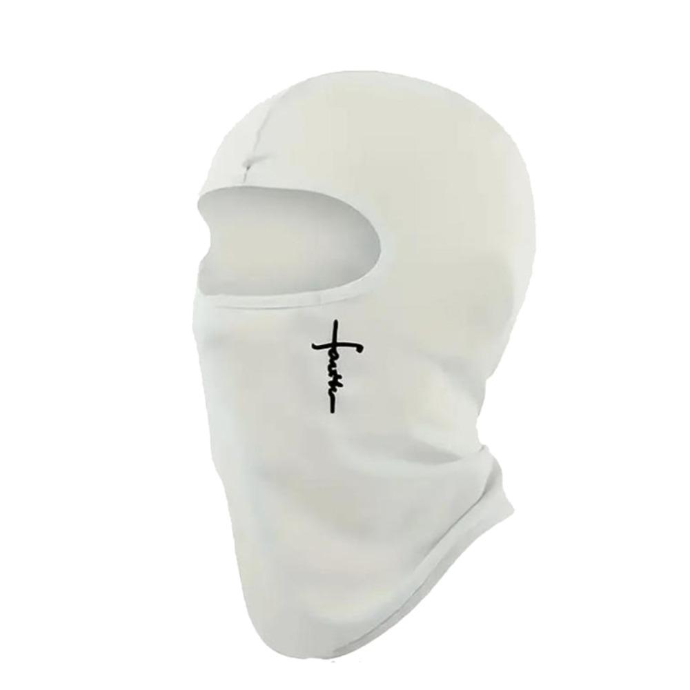 Polyester Full Face Ski Mask Cross Breathable Cycling Balaclava  Hiking Running Skiing
