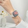 Тонкий силиконовый ремешок для Apple Watch 40 мм 44 мм 45 мм 41 мм 38 мм 42 мм однотонный ремешок-браслет для IWatch Series 1 2 3 4 5 6 SE 7