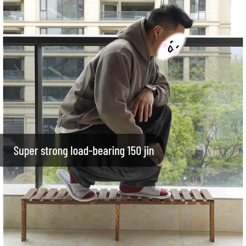 Trapezoidal Balcony Flower & Storage Rack