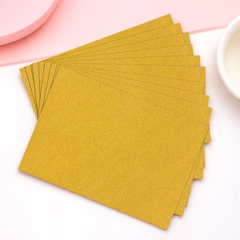 10Pcs Sparkling Glitter Paper Sheets A4 Size for Crafts DIY Cards Scrapbooking Holiday Decoration Heavyweight Shiny Paper