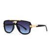 Retro Luxury Gradient Double Bridge Aviator Women Sunglasses New Outdoor Brand Design Fashion Men Sun Glasses Uv400