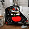 Home The Influence Of A Good Teacher Can Never Be Erased Name Blanket Fashion Used For Home Gift Blanket Soft And Warm Suitable For Home Decort33