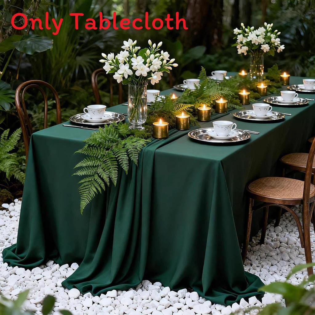 French Style White Tablecloth For Meetings With Waterproof Fabric And Antibacterial Coating For Hotel Decor