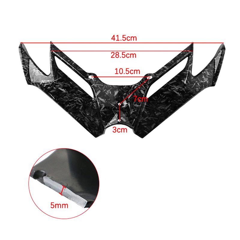 1 шт. Для Nmax155 Kawasaki Ninja 250 300 Gsx250R Cfmoto 250Sr Мото Передний обтекатель Винглеты Аэродинамическое крыло Дефлектор