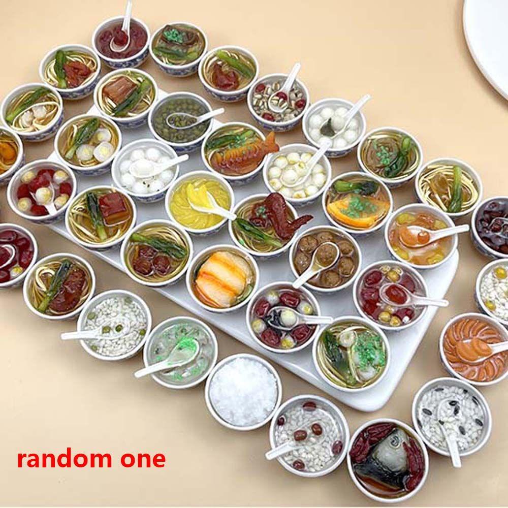 Pretend Play Toy Kitchen Kids Toys Dollhouse MIniature Kitchen Accessories Toy Doll House Food