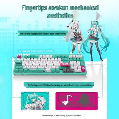 Asus Механическая клавиатура TUF Gaming TX98 Hatsune Miku Edition
