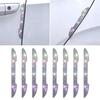 8Pcs Bling Car Mirror Rear View Stickers Anti-Scratch Auto Protector Rhinestone Door Handle