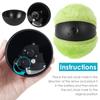 Dog Automatic Rolling Ball Toy Cat Interactive Ball Pet Stress Relief Chew Kicker Toy with 4 Ball Cover Home Indoor Toys