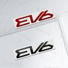 AANA1 Car Styling For KIA EV6 GT-Line EV Electric Logo Metal 3D Letter Rear Trunk Decals Emblem Badge Glossy Black Decor Accessories
