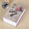 Paris Themed Book Safety Box with Lock, Multi-purpose Concealed Diversion Metal Storage Box, Fake Book Money Box Savings Can, Used for Coins, Jewelry
